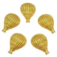 WeiseharzCabochons, Harz, Hot Balloon, Modeschmuck & DIY, Goldfarbe, 31x44x8mm, ca. 100PCs/Tasche, verkauft von Tasche