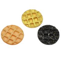 Food Resin Cabochon, Biscuit, more colors for choice, 35x4mm, Approx 100PCs/Bag, Sold By Bag