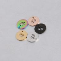 Stainless Steel Pendants, polished, hollow, more colors for choice, 15mm, Hole:Approx 1.5mm, 20PCs/Bag, Sold By Bag