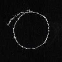 Stainless Steel Jewelry Bracelet with 5cm extender chain oval chain & for woman original color 2mm Length Approx 8.27 Inch Sold By Lot