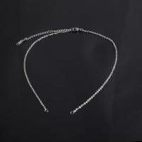 Stainless Steel Necklace Chain original color 2mm Sold By Bag