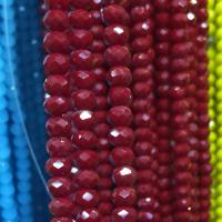 Kristall-Perlen, Kristall, mehrere Farben vorhanden, 12mm, Bohrung:ca. 1mm, ca. 70PCs/Strang, 10StrangStrang/Menge, verkauft von Strang