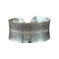 Tibetan Style Cuff Bangle, plated, fashion jewelry & different styles for choice & for woman, nickel, lead & cadmium free, 25mm, Sold By PC