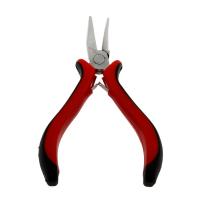 Jewelry Plier, Stainless Steel, with Rubber, portable & durable, black and red, 130x50mm, Sold By PC