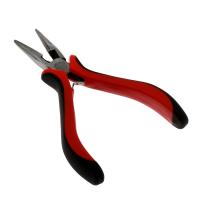 Jewelry Plier, Stainless Steel, with Rubber, portable & durable, black and red, 130x70mm, Sold By PC