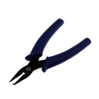 Jewelry Plier, Stainless Steel, with Rubber, portable & durable, blue, 140x65mm, Sold By PC