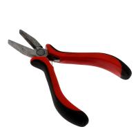 Jewelry Plier, Stainless Steel, with Rubber, portable & durable, black and red, 130x60mm, Sold By PC
