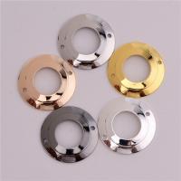 Brass Jewelry Connector, plated, 1/1 loop & hollow, Random Color, nickel, lead & cadmium free, 20mm, Hole:Approx 1.5mm, 100PCs/Bag, Sold By Bag