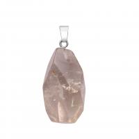 Gemstone Pendants Jewelry, DIY & different materials for choice, 18x40mm, 2PCs/Lot, Sold By Lot