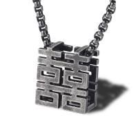 Stainless Steel Jewelry Necklace plated Unisex & hollow Length Approx 23.6 Inch Sold By Lot