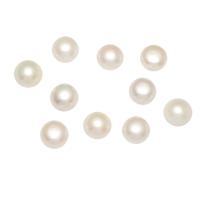 Nessun buco coltivate in acqua dolce Perla, perla d'acquadolce coltivata naturalmente, naturale, formato differente per scelta & non forato, bianco, 10PC/borsa, Venduto da borsa