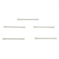 Stainless Steel Connector, different size for choice & 1/1 loop, original color, Hole:Approx 1mm, 500PCs/Bag, Sold By Bag