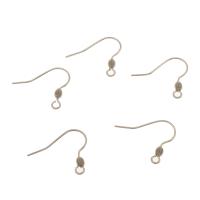 Stainless Steel Hook Earwire, DIY & with loop, original color, 18x19x2.50mm, Hole:Approx 2mm, 100PCs/Bag, Sold By Bag