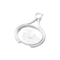 Zinc Alloy Pendant Cabochon Setting plated nickel lead & cadmium free Approx 2mm Inner Approx Sold By Bag
