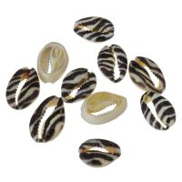 Shell Findings, natural, fashion jewelry & DIY, mixed colors, 11-14x17-21x6-7mm, 100PCs/Lot, Sold By Lot