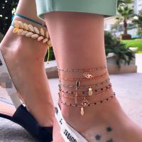 Zinc Alloy Anklet plated & for woman nickel lead & cadmium free Sold By Strand