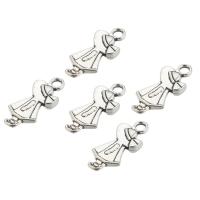 Character Zinc Alloy Pendants plated DIY nickel lead & cadmium free Sold By Bag