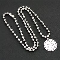 Stainless Steel Jewelry Necklace & Unisex & ball chain 25mm Sold By Strand