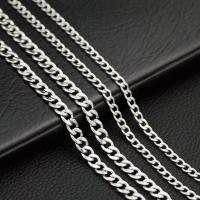 Rustfrit stål smykker kæde, Stainless Steel, forskellige længde for valg & forskellig størrelse for valg, 3Strands/Lot, Solgt af Lot