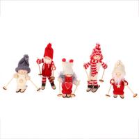 Kalėdų Doll, Caddice, su Mediena, Mini & įvairių stilių pasirinkimas, 80x135mm, 5kompiuteriai/Pirkimo, Pardavė Pirkimo