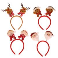 Christmas Headband Cloth with Sponge & Plastic fashion jewelry & Unisex Sold By Lot