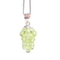 Gemstone Pendants Jewelry, Grape, DIY & different materials for choice, 35x19mm,30x19mm, Sold By PC