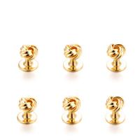 Brass Cufflinks, gold color plated, fashion jewelry & for man, nickel, lead & cadmium free, 10mm, 12PCs/Lot, Sold By Lot