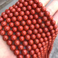 Jasper vermelha grânulos, miçangas, Roda, polido, DIY & tamanho diferente para a escolha, Buraco:Aprox 1mm, vendido por Strand