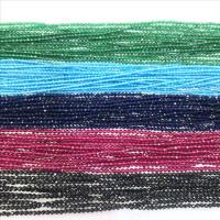 Fashion Glass Beads, different size for choice & faceted, more colors for choice, Hole:Approx 1mm, Sold By Strand