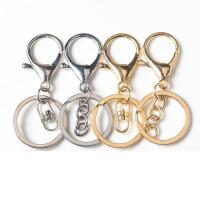Zinc Alloy Key Clasp plated nickel lead & cadmium free Sold By Lot