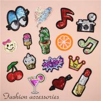 Sewing on Patch Cloth with Sequins Embroidery fashion jewelry & DIY Sold By Lot