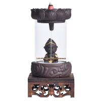 Backflow Incense Burner, Porcelain, half handmade, without base & for home and office & durable & different styles for choice, 100x190mm, Sold By PC