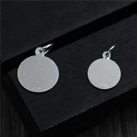 925 Sterling Silver Pendant, Flat Round, different size for choice, 8mmuff0c10mm, Sold By PC