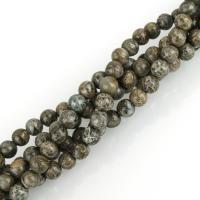Alligator Skin Jasper Beads, Round, natural & different size for choice, Hole:Approx 1mm, 65PCs/Strand, Sold Per Approx 16 Inch Strand