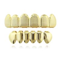 Brass Hip Hop Teeth Grillz plated Unisex nickel lead & cadmium free  Sold By Set