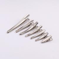 Alligator Hair Clip, Iron, plated, DIY & different size for choice, original color, nickel, lead & cadmium free, 20PCs/Bag, Sold By Bag