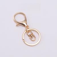 Iron Key Clasp Zinc Alloy with Iron plated durable & fashion jewelry nickel lead & cadmium free Sold By Bag