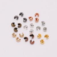 Brass Positioning Bead plated DIY nickel lead & cadmium free Sold By Bag