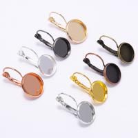 Iron Cabochon Setting, plated, DIY & different size for choice, more colors for choice, nickel, lead & cadmium free, 10PCs/Bag, Sold By Bag