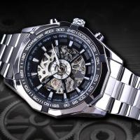 Men Wrist Watch, Tibetan Style, with Glass, stainless steel watch band clasp, plated, Life water resistant & for man & luminated, more colors for choice, 45x15mm, Length:Approx 9.4 Inch, Sold By PC