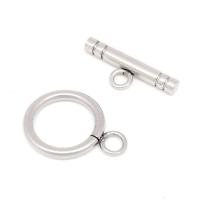 Stainless Steel Toggle Clasp plated durable & DIY original color  Sold By Bag