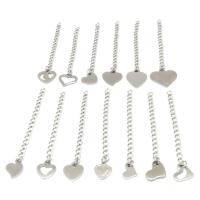 Stainless Steel Extender Chain, plated, DIY & different styles for choice, 50mm, 100Strands/Bag, Sold By Bag
