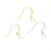 Stainless Steel Hook Earwire, plated, DIY, more colors for choice, 15x18mm, 100PCs/Bag, Sold By Bag