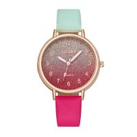 Women Wrist Watch, PU Leather, with Glass & Tibetan Style, plated, fashion jewelry & for woman, more colors for choice, 12x34mm, Length:Approx 9.05 Inch, Sold By PC