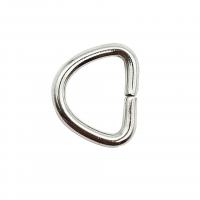 Сумка D кольцо Пряжка, нержавеющая сталь, полированный, разный размер для выбора, Много цветов для выбора, 200ПК/сумка, продается сумка