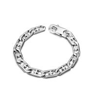 Titanium Steel Bracelet & Bangle Cross fashion jewelry & punk style & for man 8.1mm Length Approx 7.9 Inch Sold By PC