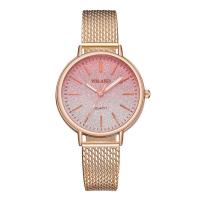 Women Wrist Watch Zinc Alloy with Glass plated fashion jewelry & for woman nickel lead & cadmium free Length Approx 8.66 Inch Sold By PC