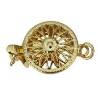 Brass Box Clasp, gold color plated, nickel, lead & cadmium free, 18x12x5mm, Hole:Approx 2mm, 50PCs/Lot, Sold By Lot