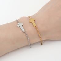 Stainless Steel Jewelry Bracelet Cross fashion jewelry & for woman Sold By PC