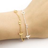 Stainless Steel Jewelry Bracelet Adjustable & fashion jewelry & for woman 16.5+5cm Sold By PC